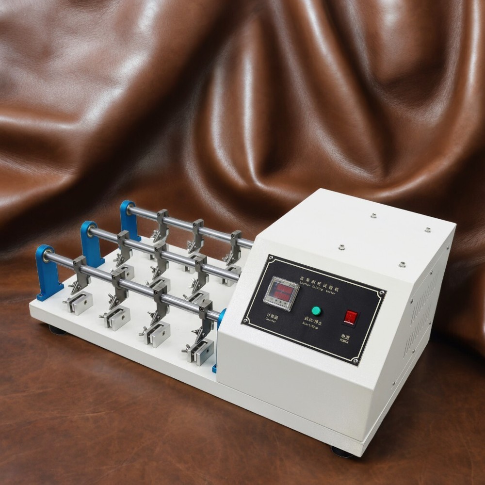 Leather Folding Resistance Testing Machine with 12 Sets of Fixtures 110V 400W