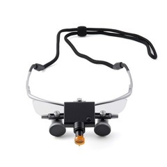 2.5/3.5X Dental Surgical Medical Loupes Magnifier Binocular/LED 5W Headlight