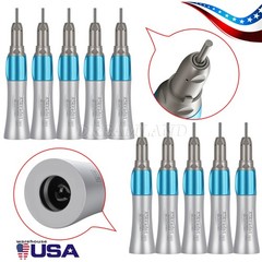 10 PCS Dental Slow Low Speed Handpiece Straight Nose Cone ASKEADNT