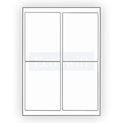 (160) 4 x 5 EcoSwift Laser/Ink Address Shipping Adhesive Labels 4 per sheet
