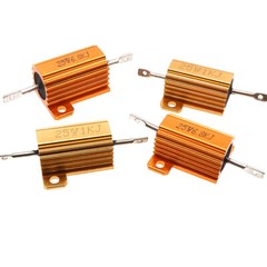 25W RX24 Aluminium Wire wound Power Resistors 5% J 0.01Ω 0.02Ω 0.2Ω to 300KΩ/Ohm