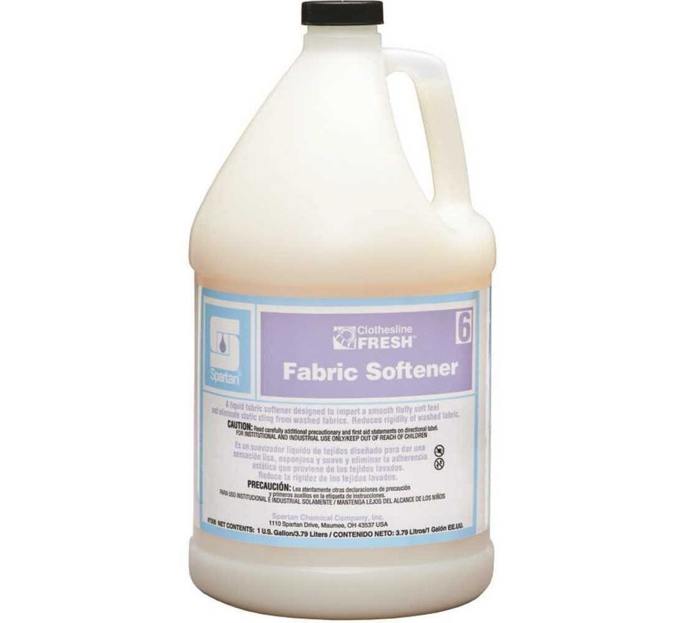 SPARTAN CHEMICAL COMPANY 700604 Clothesline Fresh 1 Gallon Fabric Softener White