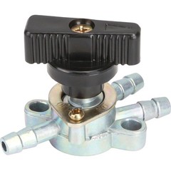 3 Way Fuel Valve Gas Petcock Tank Shut Off Switch 6.2mm (0.24 inch)