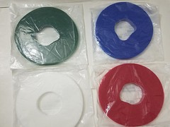 VELCRO® Brand Reusable ONE-WRAP® Strap Double Sided 3/4″ X 12ft (4 yards) Red