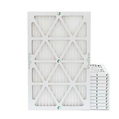 18x24x1 MERV 10 Pleated Air Filters. 12 PACK. Actual Size: 17-1/2 x 23-1/2 x 7/8