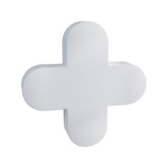 QEP 10005 White Flexible Soft Plastic Tile Spacer 1/4 H x 0.12 W in.