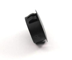 3/4″ Hole Nylon Locking Panel Plugs Black/White Dome Cover 15/16″ Top Width