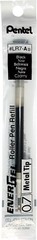 Pentel Refill Ink for EnerGel Liquid Gel Pen, 0.7mm, Black Ink, Box of 12