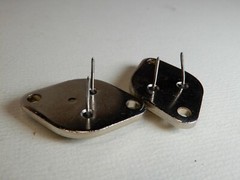 Amperex 2N2836 Germanium PNP Transistors Qty 2 NOS – One May Be No Logo