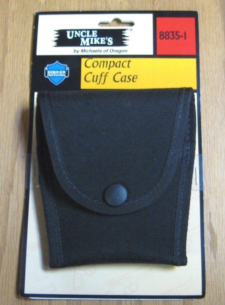 UNCLE MIKE’S COMPACT CORDURA CUFF CASE 8835-1 BELTS UP TO 2.25″ NEW