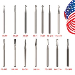 Dental Carbide Burs High Speed FG 19mm / Surgical FGOS FG SL 557 25mm