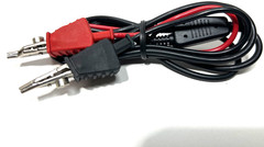 TELEPHONE BUTT SET TEST LEADS, BED OF NAILS & SPIKE, RJ11 CONN + STRAIN RELIEF