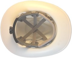 Occunomix Western Cowboy Hard Hat with Ratchet Suspension – White