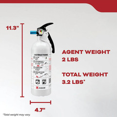 Kidde Mariner PWC Marine Fire Extinguisher 2lb Class B C for Boats Watercrafts
