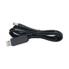5V to 12V Set Up Cable Converter Adapter USB DC Barrel 5.5 X 2.1 MM 3 ft Powe…