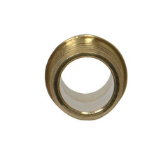 100 Pcs. 1/2″ Pex Coupling – Lead Free Brass Crimp Coupling 23-3-4=100