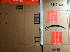 Ten Shipping/Mailing boxes, (6 #93 boxes – 12″x6-1/2″x9″)(4 #90 boxes,11″x7″x9″)