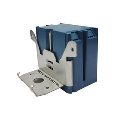 5 Pack 1-Gang ETL New Work Switch/Outlet Box Adjustable Bracket 21 Cu In Plastic