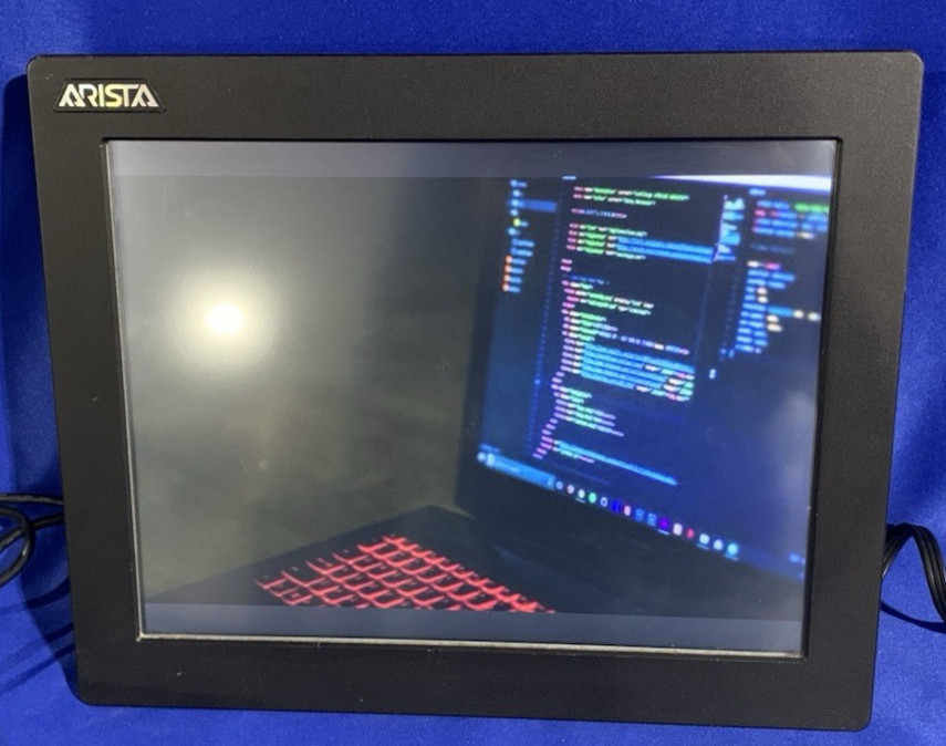 Arista ADM-1815AP 15” Panel Mount Resistive Touch Display **See Description**