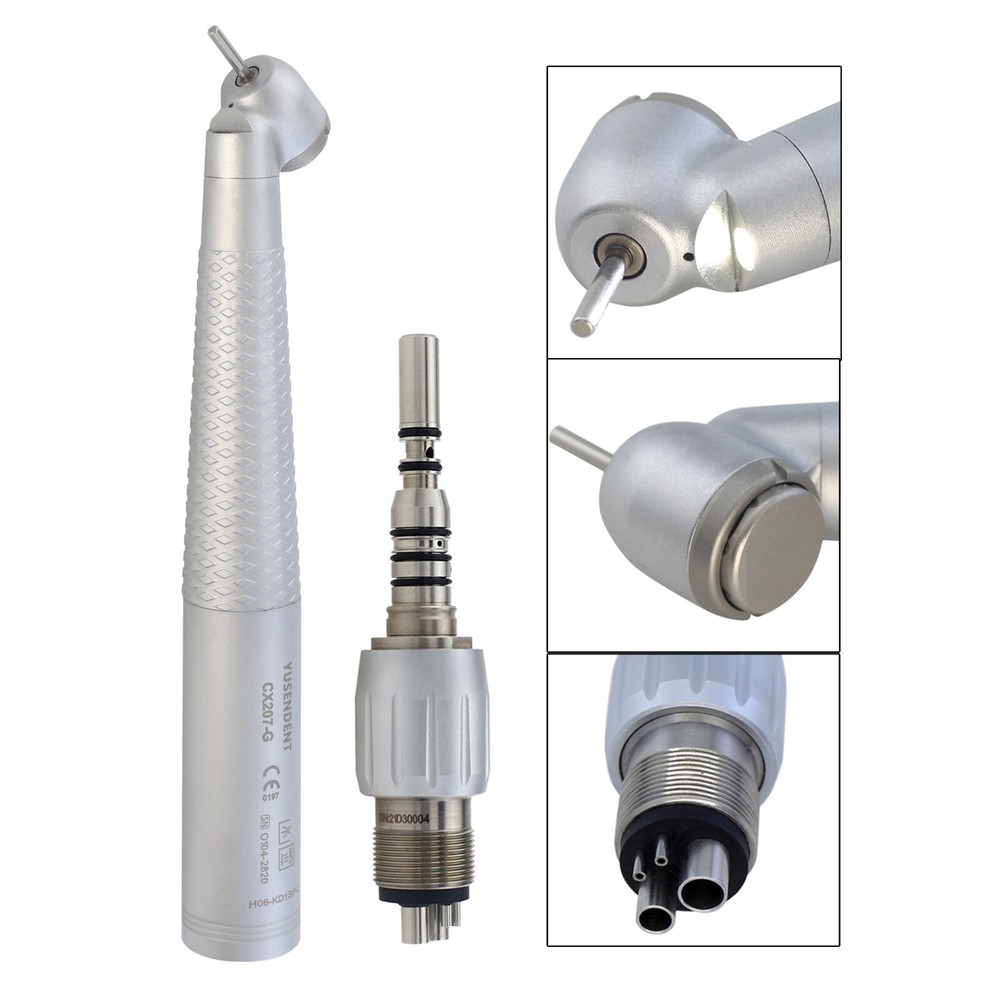 COXO Surgical LED Handpiece 45 Degree Turbine 4 Hole Kavo Multiflex LUX Coupler