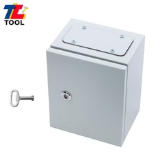 10x8x6″ Carbon Steel Electrical Box, IP65 Waterproof NEMA 4X Rated, Heavy-Duty