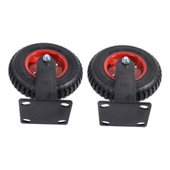 4 Pack Heavy Duty Swivel Caster Wheels 8 Inch 2 Swivel And 2 Fixed 2070Lbs