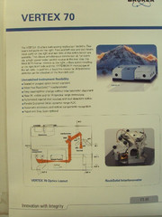 BRUKER VERTEX 70 MICHELSON ROCKSOLID INTERFEROMETER FTIR SPECTROSCOPY