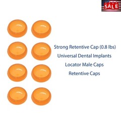 US Overdenture Retention Male Processing Cap For Locator Abutment System Inserts