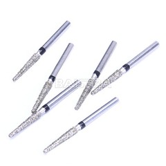 100 Pcs Dental FG Diamond Burs for Abrade Crown Cavity Preparation TR-13S