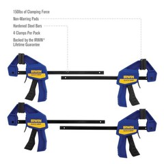Irwin Quick-Grip 4-Pack 6-In Clamps