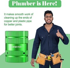 Deburring Cutters, Copper PVC Tube Reamer Tool Plumbing Tools 14” to 1-58” …