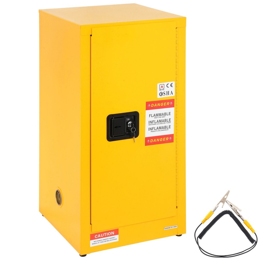 Uimoso 16 Gal Capacity Flammable Storage Cabinet for Flammable Liquids