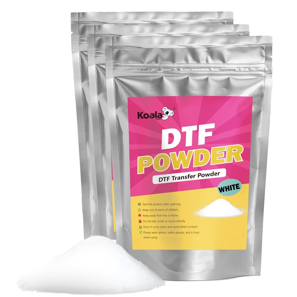KOALA DTF Powder 6.6LB White Adhesive Direct to Film Transfer Sublimation Powder