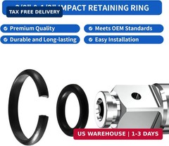 5-Pack 1/2″ and 3/8″ Impact Retaining Ring Clip With O-Ring for Milwaukee Electr