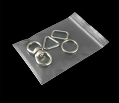 Clear Reclosable Plastic 2-Mil Ziplock Bags Poly Jewelry Zipper Baggies(1.5″x2″)