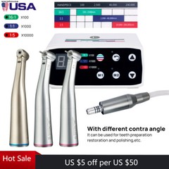 Dental Brushless LED Electric Micro Motor 1:5 Increasing Handpiece For NSK Style