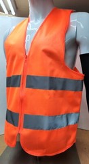 FX Class Two High Visibility Reflective Orange Safety Vest
