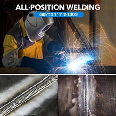 1/8″ J422 Carbon Steel Stick Welding Rods, 4.5LB for Welding Machines