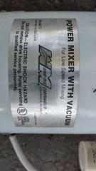 Whip-Mix Model C Power Mixer with Vacuum Low Speed Mixing Unit