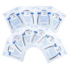 AZDENT Dental Orthodontic Stainless Steel Arch Wires Round Natural Form