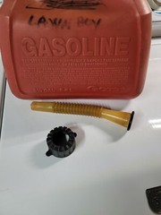 Vintage Pre Ban Rubbermaid Gott 2.5 Gallon Vented SpoutGas Fuel Can 1226 USA