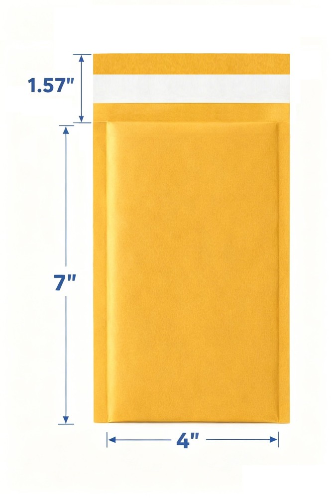 Kraft Bubble Mailers Assorted Sizes Self Seal Padded Shipping bags Waterproof