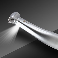 NSK Ti-MAX X95L Style Dental 1:5LED Fiber Optic Contra Angle Handpiece Red Ring
