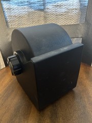 Vintage Rolodex 1753 Model Metal Tabletop Roll Top Office Card File Black USA