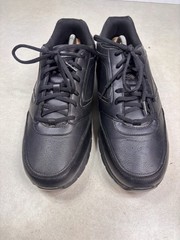 SKECHERS Nampa WIDE SR Work Shoes Relaxed Fit MENS 13 Wide Triple Black 77156W