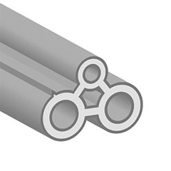 3 Hole Non-Asepsis Foot Control Tubing (per foot)
