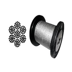 Galvanized Aircraft Cable Wire Rope 3/8″ 7×19 – 50, 100, 150, 200, 250 . 1000 ft