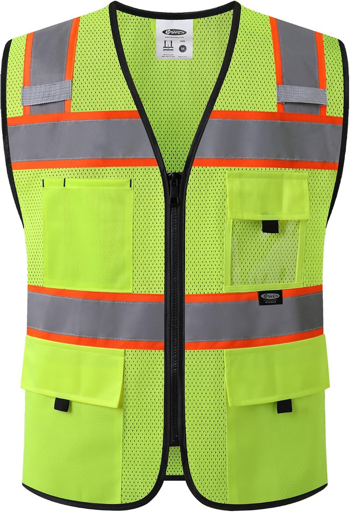 Safety Vest for Men Women Hi Vis Relfective Vest with Pockets High