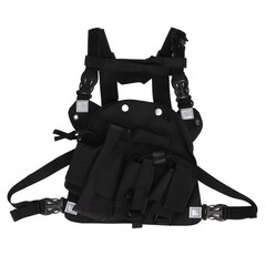 Radio Chest Harness Bag Oxford Cloth Universal Walkie Talkie Chest Pocket W ANDA