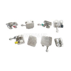 20PCs TERFANT Dental Ortho Bracket Brace Monoblock MIM Mini ROTH 018 345Hook